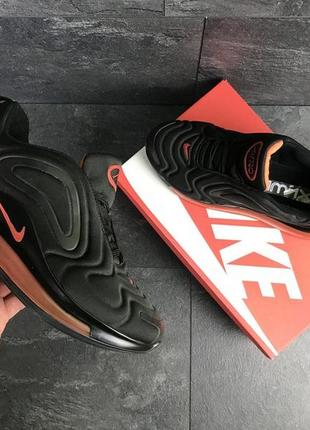 Кроссовки nike air max 720 черно-оранжевые6 фото