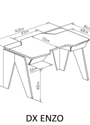 Геймерський стіл xgamer enzo7 фото