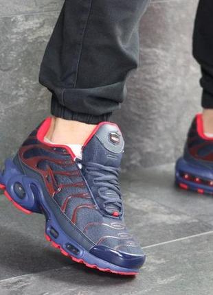 Кросівки nike air max tn синьо-червоні