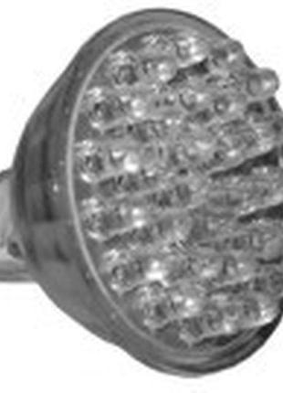Світлодіодна лампа кольорова luxor led jcdr mr16 5 w 230 v yellow 30leds g5,3 жовта
