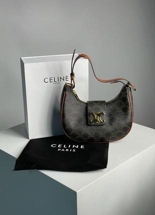 Сумка багет в стилі celine ava люкс 99195