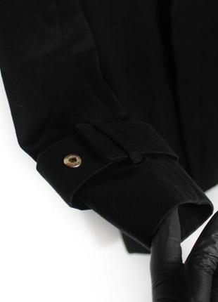 Sandro paris оригінальний жіночий тренч куртка чорна пальто розмір 368 фото