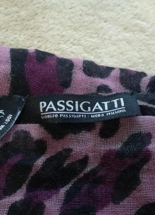 Итальянский шерстяной шарф passigatti massimo dutti missoni