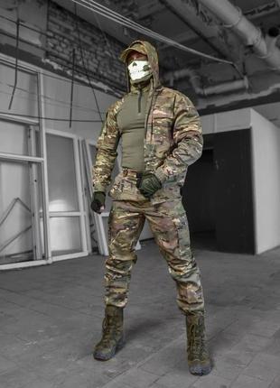 Чоловічий військовий демісезонний бойовий костюм якісний комплект 3 в 1 мультикам усі розміра для зсу9 фото