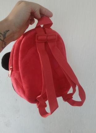 Детский мягкий рюкзак для девочки минни маус4 фото