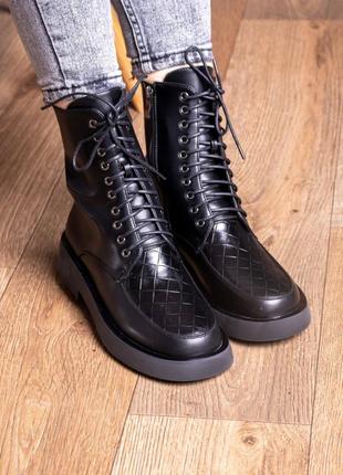 Ботинки женские fashion tootsie 2409 36 размер 23,5 см черный4 фото