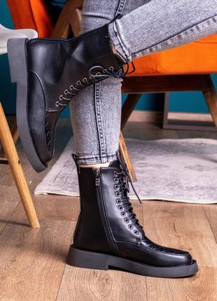 Ботинки женские fashion tootsie 2409 36 размер 23,5 см черный5 фото