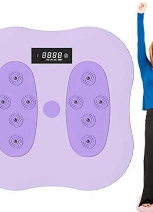 Массажер диск вращающийся торсионный waist twisting machine c массажером для стоп4 фото