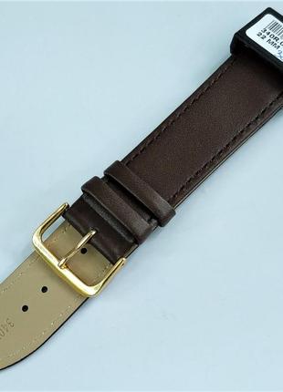 22 мм шкіряний ремінець для годинника condor 340.22.02 коричневий ремінець на годинник з натуральної шкіри7 фото