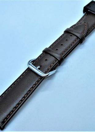 20 мм шкіряний ремінець для годинника condor 386.20.02 коричневий ремінець на годинник з натуральної шкіри8 фото