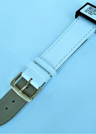 20 мм кожаный ремешок для часов condor 340.20.09 белый ремешок на часы из натуральной кожи7 фото
