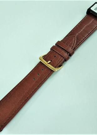 20 мм шкіряний ремінець для годинника condor 526.20.02 коричневий ремінець на годинник з натуральної шкіри10 фото