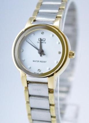 Часы q&q q211-401y оригинал классические наручные часы2 фото