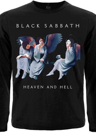 Футболка з довгим рукавом black sabbath "heaven and hell", размер m