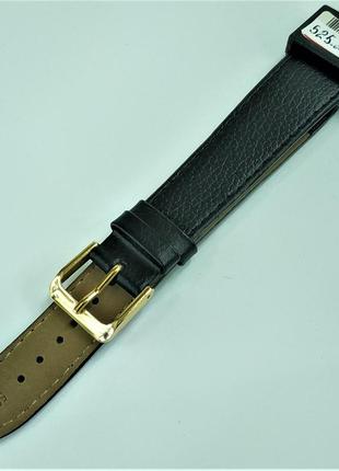 20 мм шкіряний ремінець для годинника condor 525l.20.01 чорний ремінець на годинник з натуральної шкіри10 фото