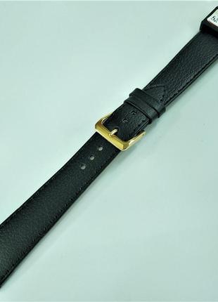 20 мм шкіряний ремінець для годинника condor 525l.20.01 чорний ремінець на годинник з натуральної шкіри7 фото