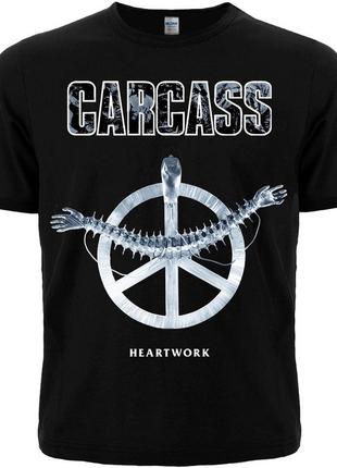 Футболка carcass "heartwork", размер m