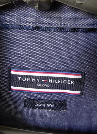 Джинсовая рубашка  tommi hilfiger, пог 55 см3 фото