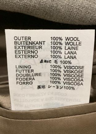 Класичний вінтажний піджак aquascutum сірий жакет блейзер7 фото