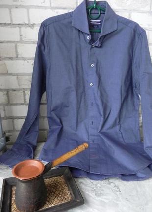 Джинсовая рубашка  tommi hilfiger, пог 55 см1 фото