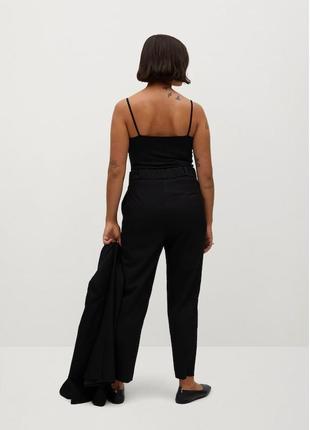 Женские брюки mango 5xl 6xl 58 60 штаны на резинке большой размер1 фото