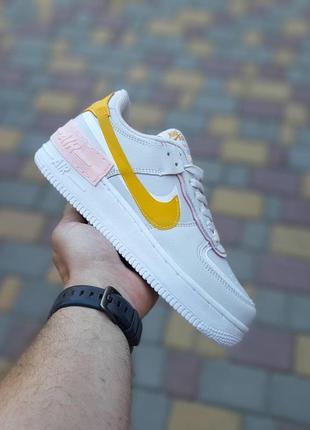 Кроссовки женские nike air force 1 shadow серые (найк аир форс шадоу, кросівки)2 фото