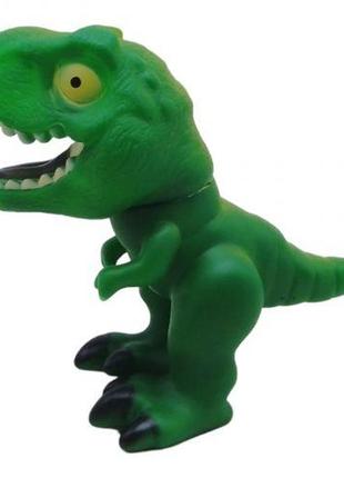 Резиновая игрушка "динозавр" (зеленый)