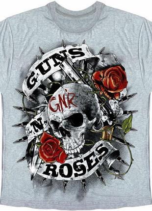 Футболка guns'n'roses (череп), розмір l