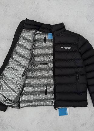 Куртка мужская черная columbia с термо-подкладкой omni-heat 3d