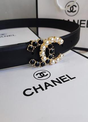 Кожаный ремень chanel