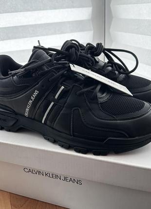 Кроссовки calvin klein runner lace up mix cycle !