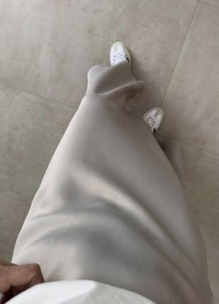 Шелковая юбка макси6 фото