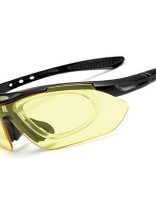 Тактические поляризационные очки со сменными линзами, баллистические очки 5 в 14 фото