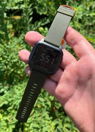 Тактические спортивные мужские часы skmei 1894 (black-military wristband), каучук, 50м, 50атм, олива