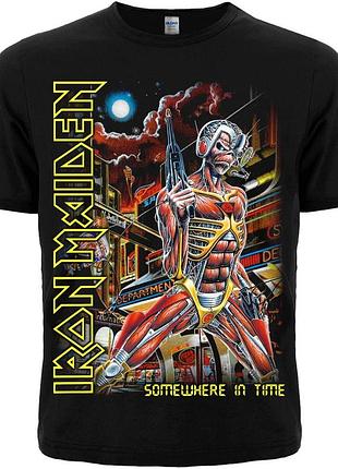 Футболка iron maiden "somewhere in time", размер m