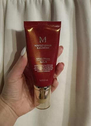 Missha perfect cover bb cream1 фото