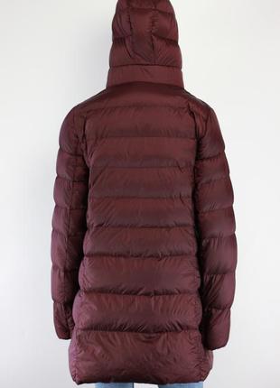 Суперовий легкий тоненький пуховик/колір бургунд/винний ellen amber premium down jacket3 фото