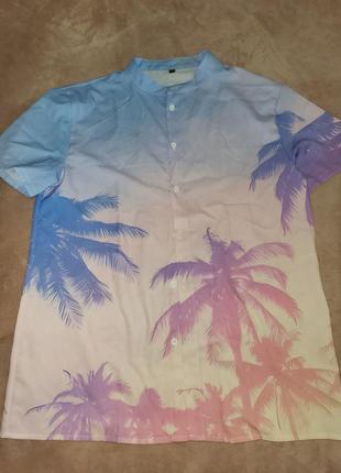 Гавайская рубашка р.s1 фото