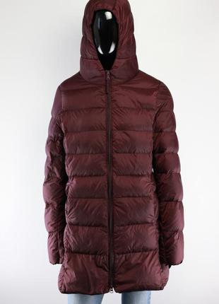 Суперовий легкий тоненький пуховик/колір бургунд/винний ellen amber premium down jacket