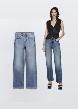 Джинси zara типу wide leg2 фото