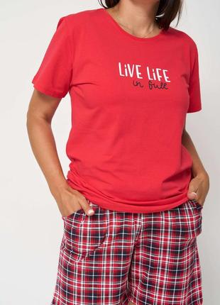 Піжама жіноча футболка шорти великі розміри2 фото