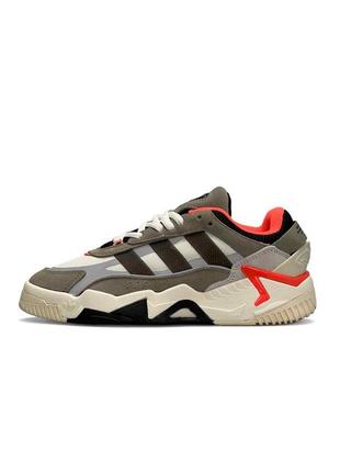 Жіночі кросівки adidas originals niteball ll khaki black8 фото