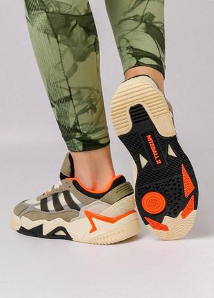 Жіночі кросівки adidas originals niteball ll khaki black10 фото