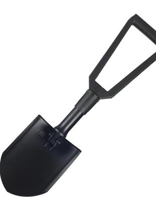 М-тас лопатка складная с чехлом черная, клинок 22 х 15.5 см, материал углеродистая сталь, складная2 фото