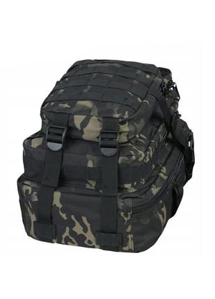 Рюкзак тактический dominator velcro 30l black multitarn износостойкий 100% полиэстер 600d3 фото