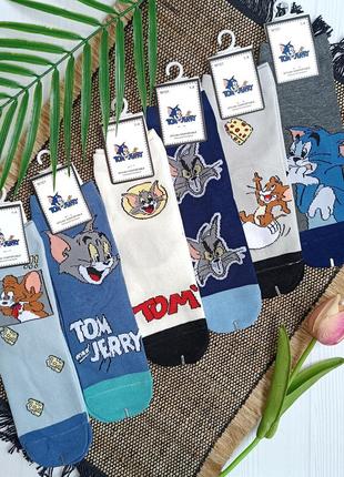 Детские носки мультяшные том и джерри 1-4 года