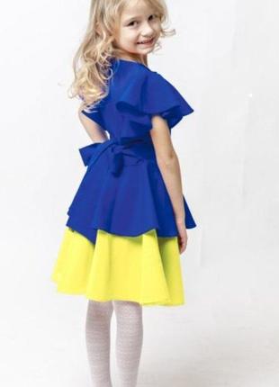 Эксклюзивное детское подростковое платье с воланами. опт/розница3 фото