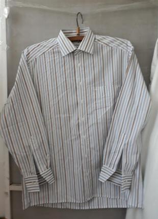 Рубашка светлая в полоску marvelis