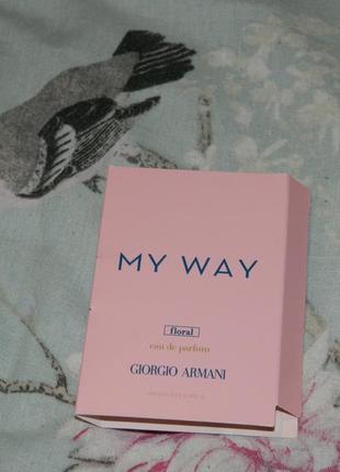 Парфумована вода giorgio armani my way floral 1.2 мл