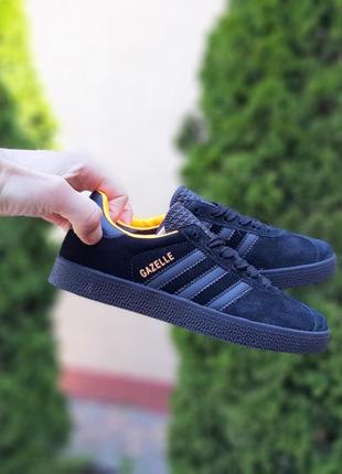 Супер цена 🤩 женские кроссовки adidas gazelle черные/адидас газели/женская демисезонная обувь на весну, лето, осень7 фото